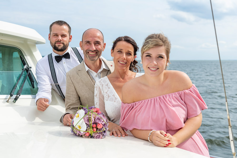 Freie Trauungen auf dem Wasser mit dem Hochzeitsschiff Darie im Ostseebad Sellin auf Rügen