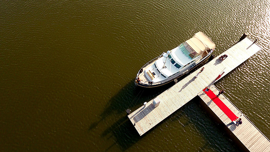 Trauung auf dem Wasser mit dem Hochzeitsschiff Darie im Ostseebad Sellin auf Rügen